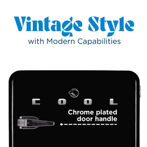 Commercial Cool 1.6-cu ft Mini Fridge with Freezer ( Black )