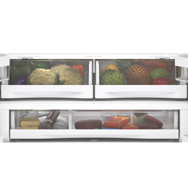 GE Standard-Depth 28.7-cu ft 3 -Door French Door Refrigerator with Ice Maker ( Stainless Steel ) ENERGY STAR Certified
