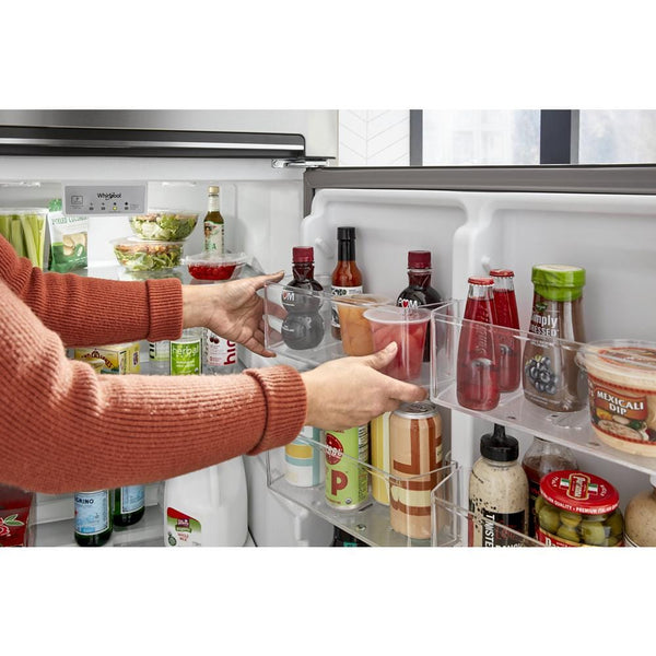 Whirlpool 16.3-cu ft Counter-Depth Top-Freezer Refrigerator ( Black )