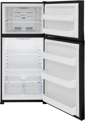 Frigidaire 20-cu ft Top-Freezer Refrigerator ( Black ) Garage Ready ENERGY STAR Certified
