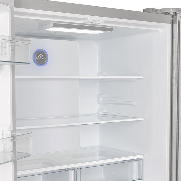 FORNO Counter-Depth Moena 19.2-cu ft 4 -Door French Door Refrigerator with Ice Maker with Ice Dispenser ( Stainless steel )