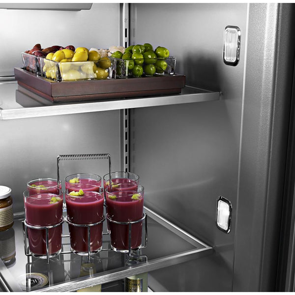 KitchenAid Standard-Depth 20.8-cu ft 3 -Door Built-In French Door Refrigerator with Ice Maker ( Stainless steel )