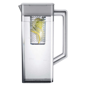 Samsung Bespoke Standard-Depth 30.1-cu ft 3 -Door Smart Compatible French Door Refrigerator with Dual Ice Maker with Water Dispenser ( Stainless Steel - All Panels ) ENERGY STAR Certified