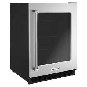 KitchenAid 5.2-cu ft Built-In Mini Fridge ( Stainless Steel )