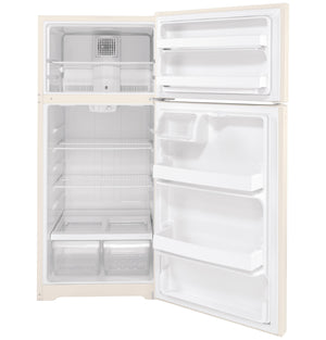 GE 16.6-cu ft Top-Freezer Refrigerator ( Bisque ) ENERGY STAR Certified