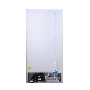 ConServ Reversible Door with Built-in Ice Maker 21-cu ft Top-Freezer Refrigerator with Ice Maker ( Stainless ) ENERGY STAR Certified
