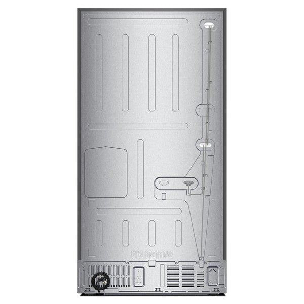 Whirlpool Standard-Depth 29.58-cu ft 3 -Door French Door Refrigerator with Dual Ice Maker with Water and Ice Dispenser ( Print Resist Black Stainless ) ENERGY STAR Certified