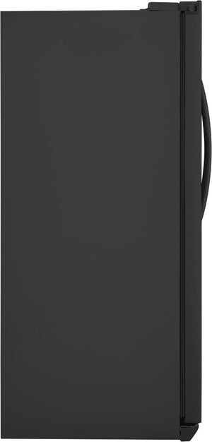 Frigidaire Gallery 25.6-cu ft Side-by-Side Refrigerator with Ice Maker ,Water and Ice Dispenser ( Fingerprint Resistant Black Stainless Steel ) ENERGY STAR Certified