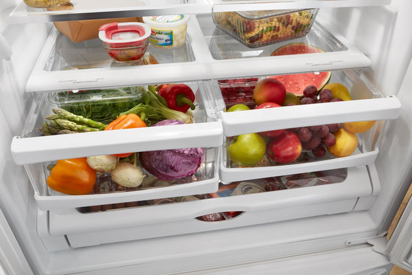 Whirlpool Standard-Depth 22.1-cu ft 3 -Door French Door Refrigerator ( Stainless Steel ) ENERGY STAR Certified