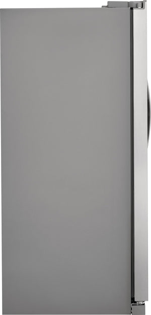 Frigidaire 22.3-cu ft Side-by-Side Refrigerator with Ice Maker ,Water and Ice Dispenser ( Stainless Steel ) ENERGY STAR Certified