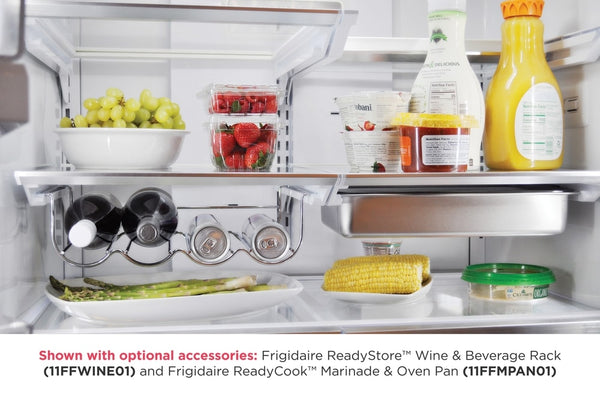 Frigidaire Gallery Counter-Depth 23.3-cu ft 3 -Door French Door Refrigerator with Ice Maker with Water Dispenser ( Fingerprint Resistant Stainless Steel ) ENERGY STAR Certified