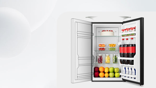 Hisense 1.6-cu ft Mini Fridge ( Black ) ENERGY STAR