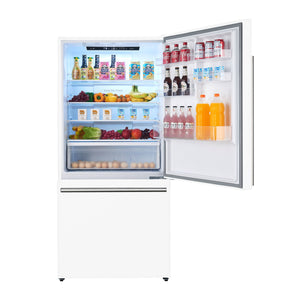 FORNO Espresso 17.2-cu ft Counter-Depth Bottom-Freezer Refrigerator White ) ENERGY STAR Certified