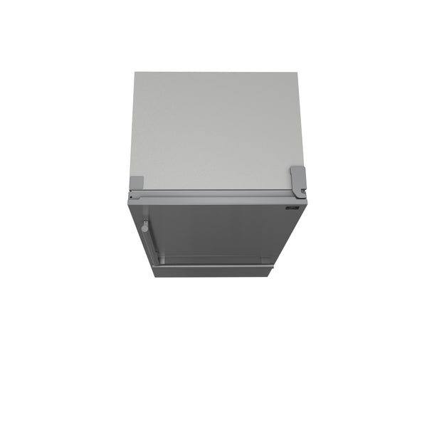 FORNO Milano Espresso 17.2-cu ft Counter-Depth Bottom-Freezer Refrigerator Stainless Steel ) ENERGY STAR Certified