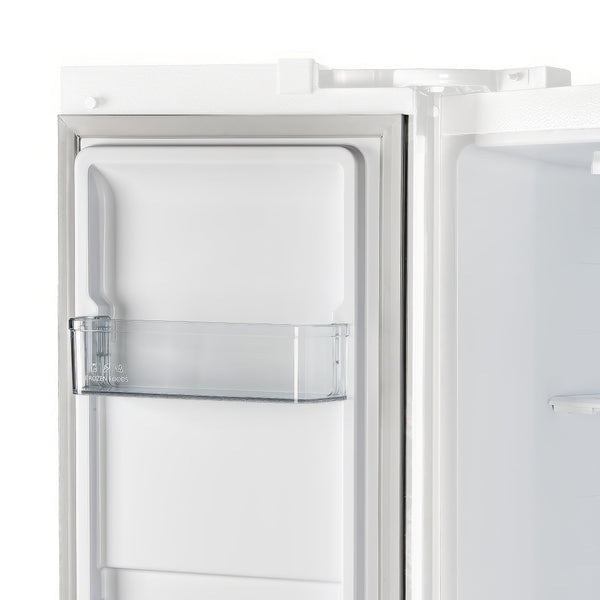 FORNO Salerno Espresso 15.62-cu ft Counter-Depth Side-by-Side Refrigerator ( White )