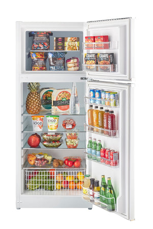 UNIQUE Classic Retro by Unique 14-cu ft Top-Freezer Refrigerator ( Marshmallow White )