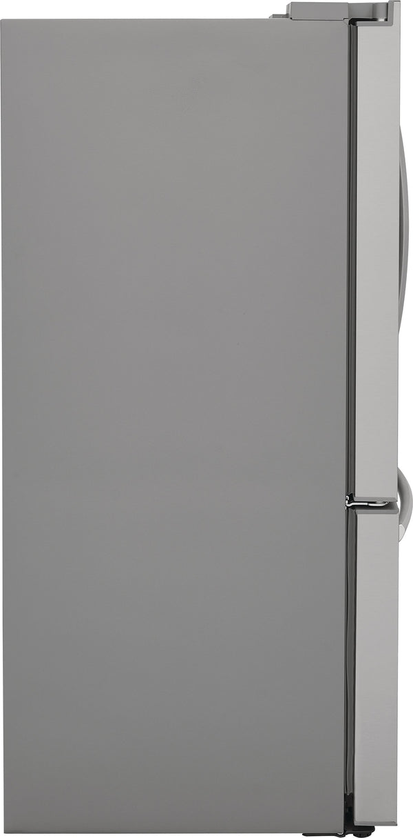 Frigidaire Gallery Standard-Depth 27.8-cu ft 3 -Door French Door Refrigerator with Dual Ice Maker with Water and Ice Dispenser ( Fingerprint Resistant Stainless Steel ) ENERGY STAR Certified