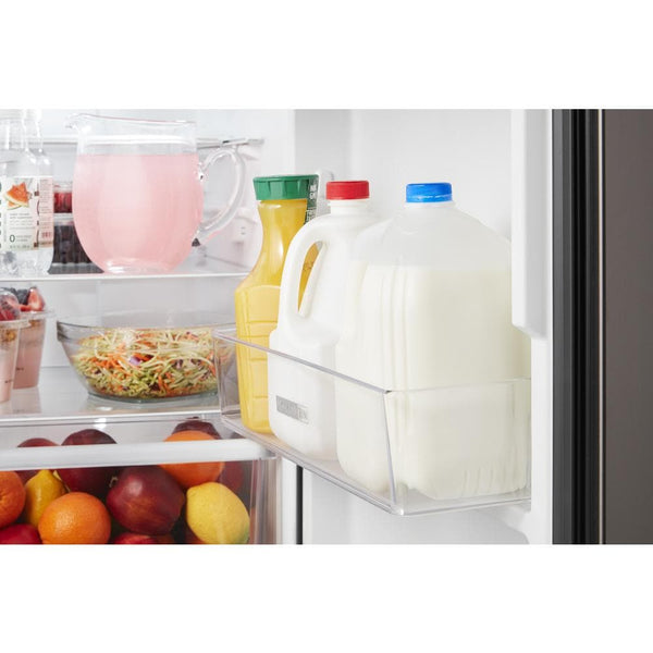 Whirlpool 11.6-cu ft Counter-Depth Top-Freezer Refrigerator ( Fingerprint Resistant Black Stainless )