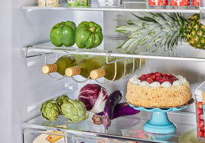 UNIQUE Classic Retro Counter-Depth 21.4-cu ft 3 -Door French Door Refrigerator with Ice Maker with Ice Dispenser ( Marshmallow White ) ENERGY STAR Certified