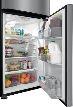Frigidaire 20-cu ft Top-Freezer Refrigerator ( Fingerprint Resistant Stainless Steel ) Garage Ready