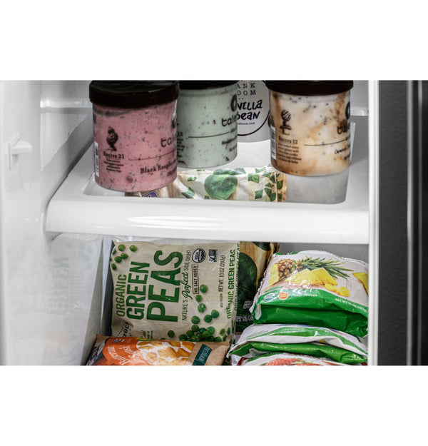 GE 25.1-cu ft Side-by-Side Refrigerator with Ice Maker ,Water and Ice Dispenser ( Stainless Steel )