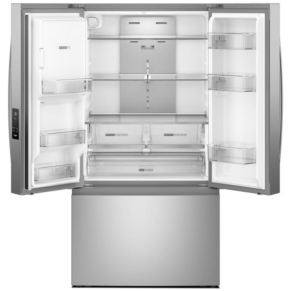 Whirlpool Standard-Depth 29.58-cu ft 3 -Door French Door Refrigerator with Dual Ice Maker with Water and Ice Dispenser ( Fingerprint Resistant Stainless Finish ) ENERGY STAR Certified