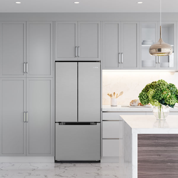 KoolMore 18.5-Cu. Feet Commercial Refrigerators 3 Stainless steel -Door French door ( Stainless steel )