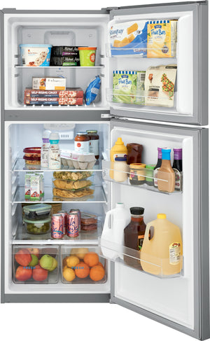 Frigidaire 10.1-cu ft Counter-Depth Top-Freezer Refrigerator ( Fingerprint-Resistant Stainless Look ) Garage Ready ENERGY STAR Certified