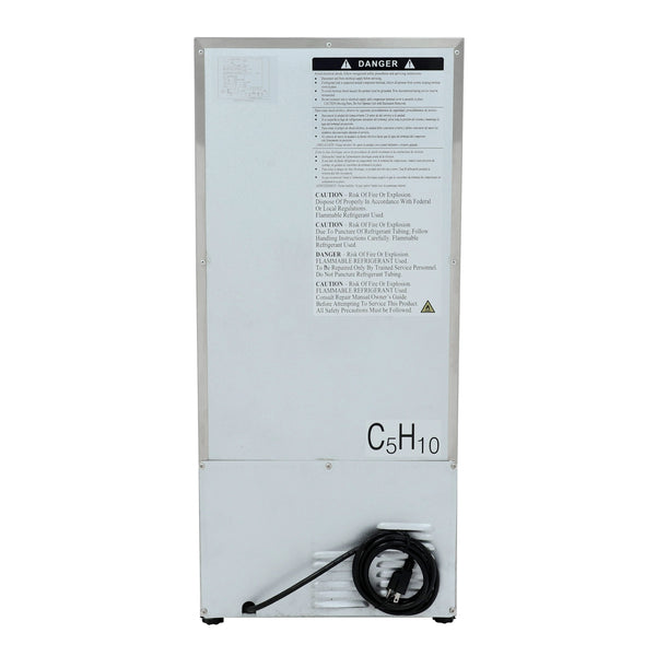 Avanti 2.9-cu ft Mini Fridge ( Stainless Steel ) Garage Ready