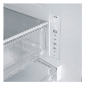 LG Standard-Depth 25.1-cu ft 3 -Door Smart Compatible French Door Refrigerator with Ice Maker ( PrintProof Stainless Steel ) ENERGY STAR Certified