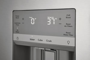 Frigidaire Gallery Standard-Depth 27.8-cu ft 3 -Door French Door Refrigerator with Dual Ice Maker with Water and Ice Dispenser ( Fingerprint Resistant Stainless Steel ) ENERGY STAR Certified
