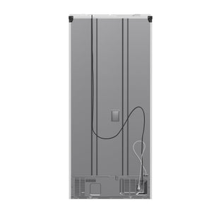 FORNO Counter-Depth Espresso Gallipoli 17.5-cu ft 3 -Door French Door Refrigerator with Ice Maker with Ice Dispenser ( White ) ENERGY STAR Certified