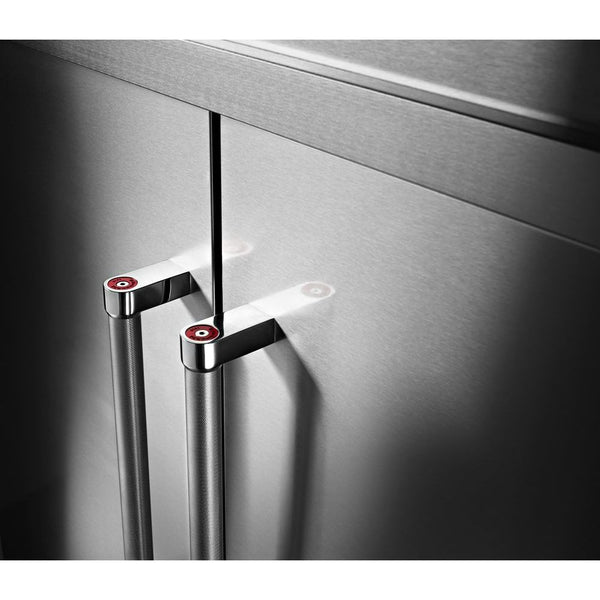 KitchenAid Standard-Depth 24.2-cu ft 3 -Door Built-In French Door Refrigerator with Ice Maker ( Stainless steel ) ENERGY STAR Certified