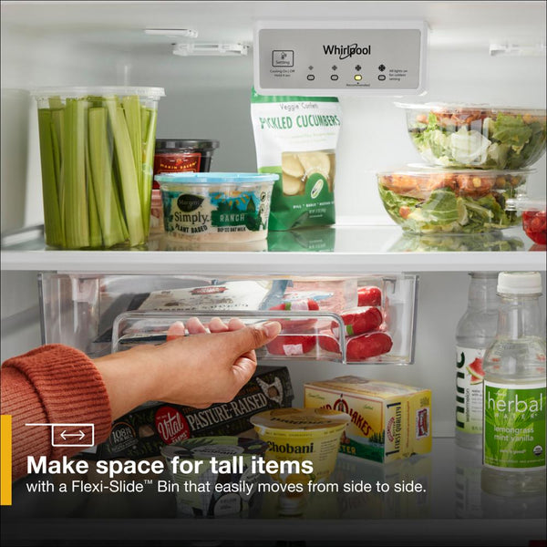 Whirlpool 16.3-cu ft Top-Freezer Refrigerator ( Stainless Steel )