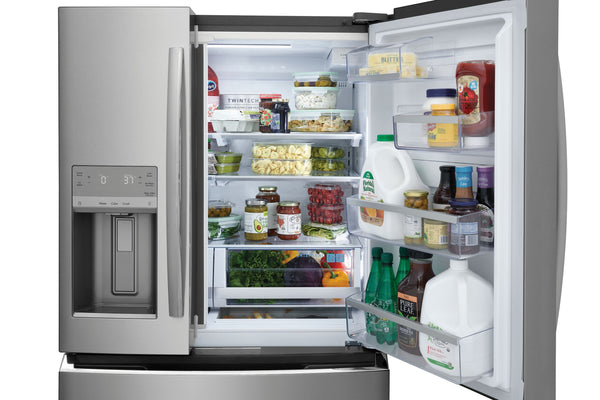 Frigidaire Gallery Standard-Depth 26.3-cu ft 4 -Door French Door Refrigerator with Ice Maker with Water and Ice Dispenser ( Fingerprint Resistant Stainless Steel ) ENERGY STAR Certified