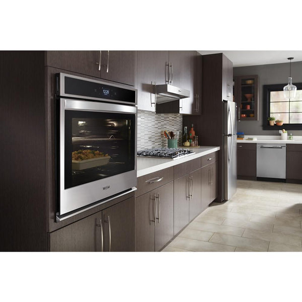 Whirlpool 19.1-cu ft Top-Freezer Refrigerator ( Monochromatic Stainless Steel )