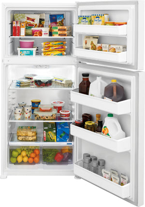 Frigidaire 18.3-cu ft Top-Freezer Refrigerator ( White ) Garage Ready