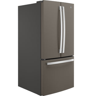 GE Standard-Depth 24.8-cu ft 3 -Door French Door Refrigerator with Ice Maker with Water Dispenser ( Slate ) ENERGY STAR Certified
