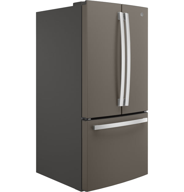 GE Standard-Depth 24.8-cu ft 3 -Door French Door Refrigerator with Ice Maker with Water Dispenser ( Slate ) ENERGY STAR Certified