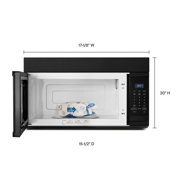 Amana 18.2-cu ft Top-Freezer Refrigerator & Electric Range Suit in Black
