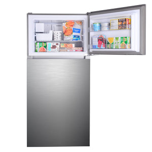 Kenmore 18.1-cu ft Top-Freezer Refrigerator with Ice Maker ( Stainless Steel ) ENERGY STAR Certified