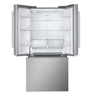 LG Standard-Depth 25.1-cu ft 3 -Door Smart Compatible French Door Refrigerator with Ice Maker ( PrintProof Stainless Steel ) ENERGY STAR Certified