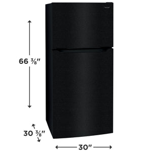 Frigidaire 18.3-cu ft Top-Freezer Refrigerator ( Black ) Garage Ready ENERGY STAR Certified