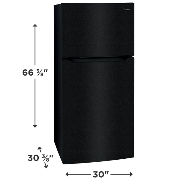 Frigidaire 18.3-cu ft Top-Freezer Refrigerator ( Black ) Garage Ready ENERGY STAR Certified