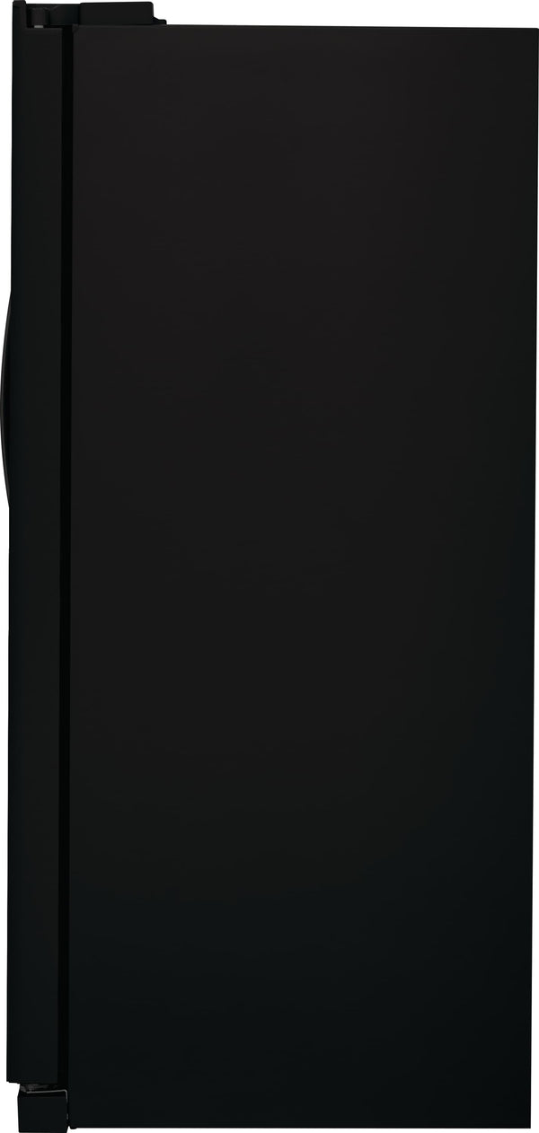 Frigidaire 22.3-cu ft Side-by-Side Refrigerator with Ice Maker ,Water and Ice Dispenser ( Black ) ENERGY STAR Certified