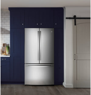 GE Standard-Depth 28.7-cu ft 3 -Door French Door Refrigerator with Ice Maker ( Stainless Steel ) ENERGY STAR Certified