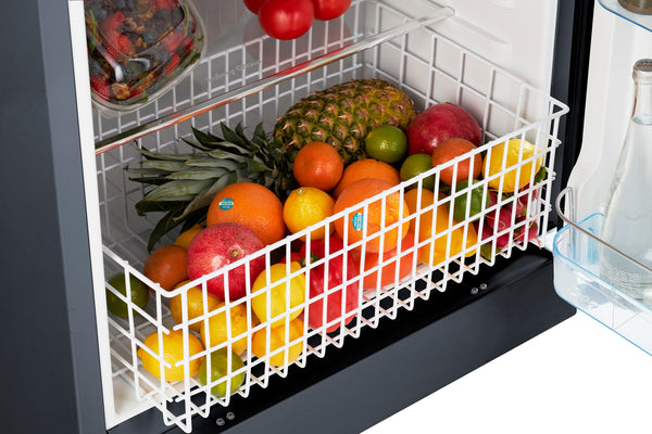 UNIQUE Off-Grid 14-cu ft Top-Freezer Refrigerator ( Black )