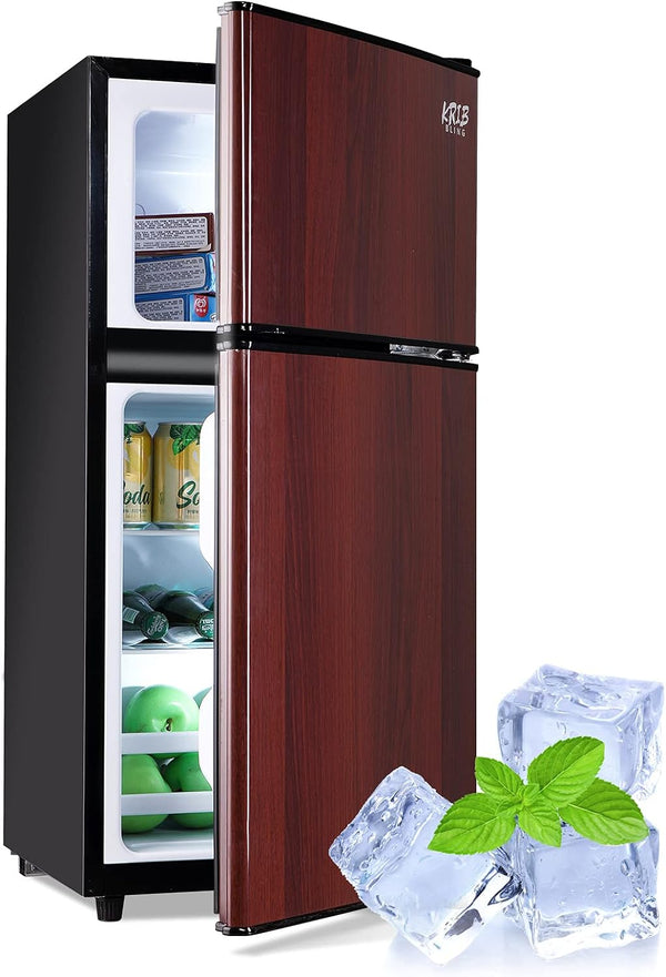 Runesay 3.5-cu ft with Freezer ( Wooden ) Garage Ready