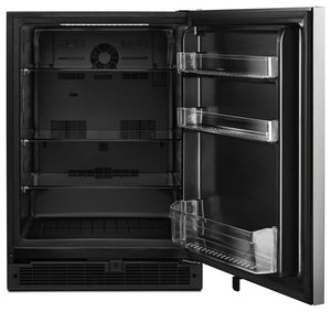 Whirlpool 5.1000-cu ft Built-In Mini Fridge ( Stainless steel ) ENERGY STAR